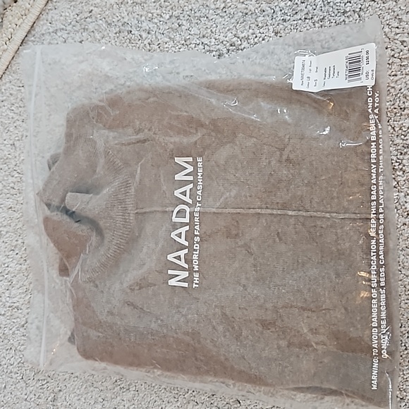 NWT Naadam Washable Travel Cashmere turtleneck - Picture 10 of 12